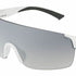 Fila SF9380 996VCX Men's Shield Sunglasses - White Frame, Grey Lenses