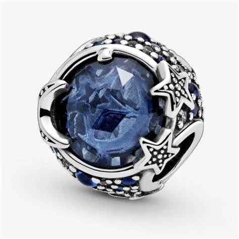 Pandora 799209C01 Encanto Estrellas Centelleantes Azul Celeste - Plata de Ley