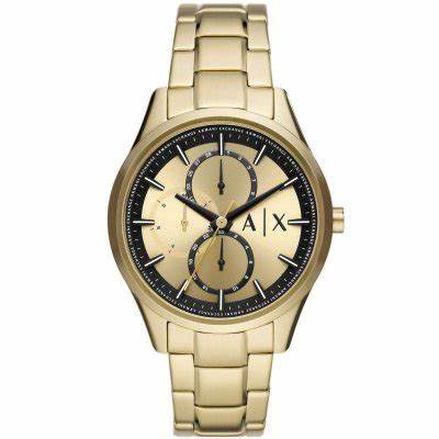 Armani Exchange AX1866 Men's Watch - Gold-Tone Stainless Steel Bracelet, Gold Dial