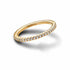 Pandora 162999C01-58 Sparkling Band Ring - 14k Gold-Plated, Size 58