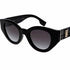 Burberry Meadow BE4390 3001/8G Women's Sunglasses - Black Frame, Grey Gradient Lenses