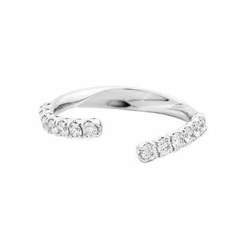 Recarlo R01FN004/055-13 Damen-Diamantring - 18K Weißgold, 0,55ct