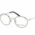 Dolce & Gabbana DG 1290 1305 50 Men's Eyeglasses - Matte Black and Pale Gold Metal Frame