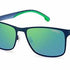 Carrera 2037T/S PJP-Z9 Unisex Sunglasses - Blue Frame, Green Multilayer Lenses