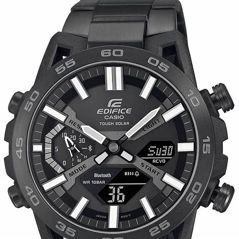 Casio Edifice ECB-2000DC-1BEF Herren Solar-Bluetooth-Chronographenuhr