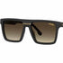 Carrera Victory C 02/S 003/86 Unisex Sunglasses - Matte Black Frame, Brown Gradient Lenses