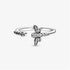 Pandora 198806C01-54 Sparkling Dragonfly Open Ring - Sterling Silver, Size 54