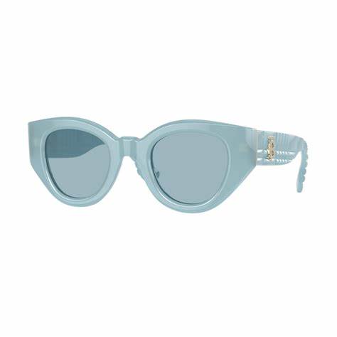 Burberry Meadow BE4390 4086/80 Women's Sunglasses - Azure Frame, Blue Lenses