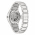 Bulova Classic Lady Automatic 96L318 Women's Watch - 34mm Stainless Steel Case, Silver Dial, Stainless Steel Bracelet