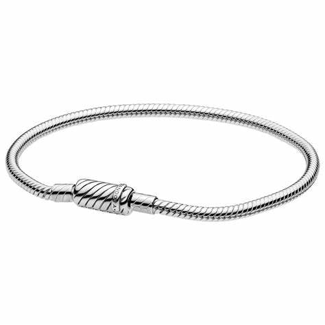 Pandora 590122C00-19 Moments Sliding Magnetic Clasp Snake Chain Bracelet - 19cm