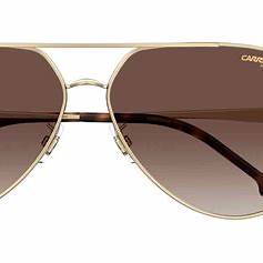 Carrera 3005/S 06J-LA Women's Sunglasses - Gold Havana Frame, Brown Gradient Polarized Lenses