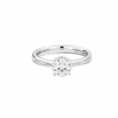 Recarlo R01SP001/086 Damen Solitär-Diamantring - 18K Weißgold, 0,86ct