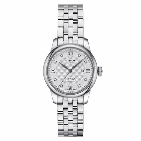 Tissot Le Locle Automatic Lady 20th Anniversary T006.207.11.036.01 Women's Watch, Silver Dial, Stainless Steel Bracelet