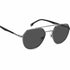 Carrera 303/S KJ1-IR Unisex Sunglasses - Dark Ruthenium Frame, Grey Lenses