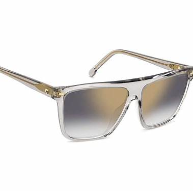 Carrera 329/S KB7-FQ Unisex Sunglasses - Transparent Grey Frame, Grey Gradient Lenses