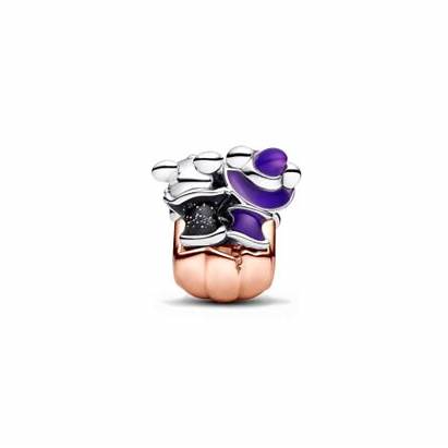 Pandora 782816C01 Disney Mickey & Minnie Halloween Pumpkin Charm - Two-Tone