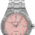 Maurice Lacroix AI6007-SS00F-530-E Men's Aikon Automatic Limited Summer Edition 39mm Watch, Pink Dial, Stainless Steel Bracelet