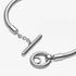 Pandora 599082C00-17 Moments T-Bar Snake Chain Bracelet - Sterling Silver, 17cm