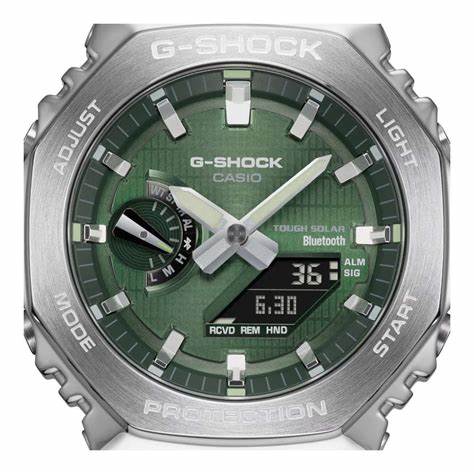 Casio G-SHOCK GBM-2100A-1A3ER Herren Analog-Digitaluhr - Schwarzes Harzarmband