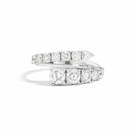 Recarlo Anniversary Women's Ring R01CO001/065 - 18K White Gold with Diamonds