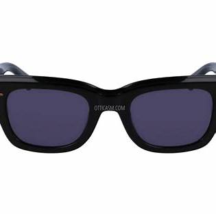 Calvin Klein CK23509S 001 AZ 51 Unisex Square Sunglasses - Black Frame, Grey Lenses