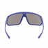 Adidas SP0088 91Q Unisex Sport Sunglasses - Opal Blue Frame, Blue Mirror Lenses