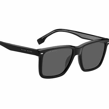 Occhiali da sole BOSS 1317/S 284-IR Uomo - Montatura nera, lenti grigie