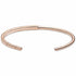 Pandora 589493C00-1 Signature I-D Open Bangle - 14k Rose Gold-Plated, Size 1