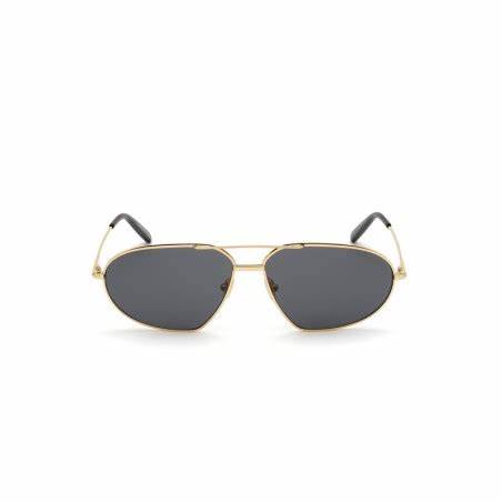 Tom Ford FT0771 30A Men's Sunglasses - Shiny Gold Frame, Smoke Lenses