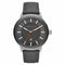 Armani Exchange AX1462 Men's Watch - Grey Leather Strap, Grey Dial