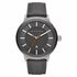 Armani Exchange AX1462 Men's Watch - Grey Leather Strap, Grey Dial