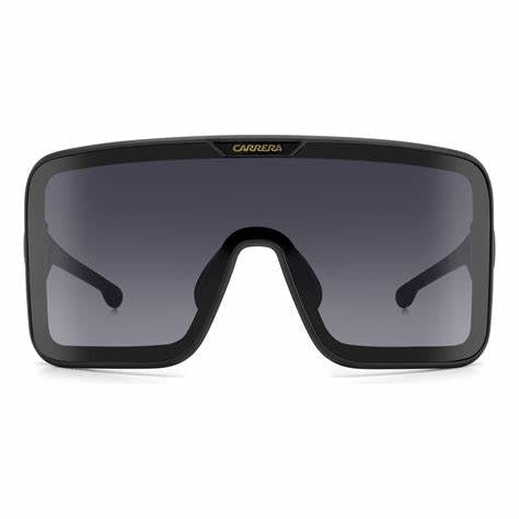 Carrera FLAGLAB 15 003/9O Unisex Sunglasses - Matte Black Frame, Dark Grey Gradient Lenses