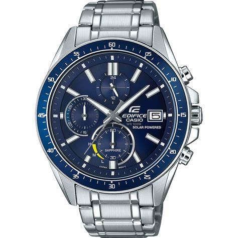 Casio Edifice EFS-S510D-2AVUEF Herren Solarbetriebene Analoguhr mit Datumsanzeige