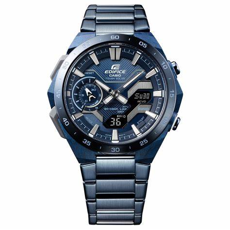 Casio Edifice ECB-2200CB-2AEF Men's Solar-Powered Bluetooth Chronograph Watch