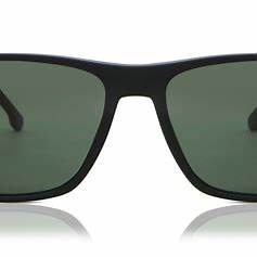 Carrera 298/S 003-UC Men's Sunglasses - Matte Black Frame, Polarized Green Lenses