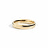 Recarlo W14FL001/BH-15 Damen 18K Weißgold Ehering mit innerem Diamanten