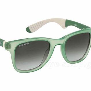 Carrera 6000/R D3U-YR Unisex Sunglasses - Matte Transparent Green Frame, Gradient Green Lenses, 51mm