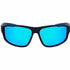 Nike Brazen Fuel M DJ0803 420 Unisex Rectangular Sunglasses – Matte Space Blue Frame, Gray-Turquoise Lenses