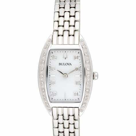 Bulova Classic Lady Diamond 96R244 Women's Watch, 26 Diamonds, 24.5mm