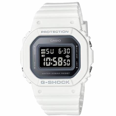 Reloj para mujer Casio G-SHOCK GMD-S5600-7ER - Correa de resina blanca, pantalla digital