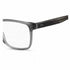 BOSS 1517 2W8 Men's Eyeglasses - Grey Horn Frame, Rectangle Shape