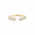 Recarlo R01FN008_G066-13 Damenring mit offenen Diamanten - 18K Gelbgold, 0,66ct