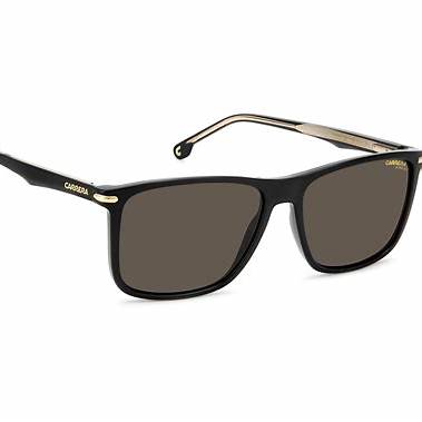 Carrera 298/S 807-IR Men's Sunglasses - Black Frame, Grey Lenses