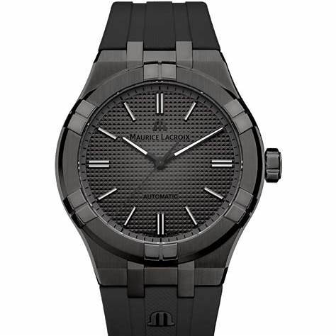 Maurice Lacroix AI6008-PVB00-330-2 Men's Aikon Automatic 42mm Gunmetal PVD Limited Edition Watch