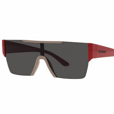 Burberry BE4291 4047/87 Unisex Sunglasses - Red Frame, Grey Lenses