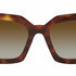 Burberry Daisy BE4344 3316/T5 Women's Sunglasses - Light Havana Frame, Polarized Brown Gradient Lenses