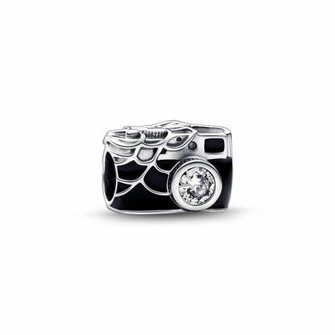 Pandora 792352C01 Marvel Spider-Man Camera Selfie Charm - Sterling Silver