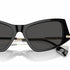 Burberry BE4408 3001/87 Women's Sunglasses - Black Frame, Dark Grey Lenses