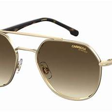 Carrera 303/S 06J-HA Unisex Sunglasses - Gold Havana Frame, Brown Gradient Lenses