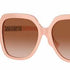 Burberry Joni BE4389 4061/13 Women's Sunglasses - Pink Frame, Brown Gradient Lenses